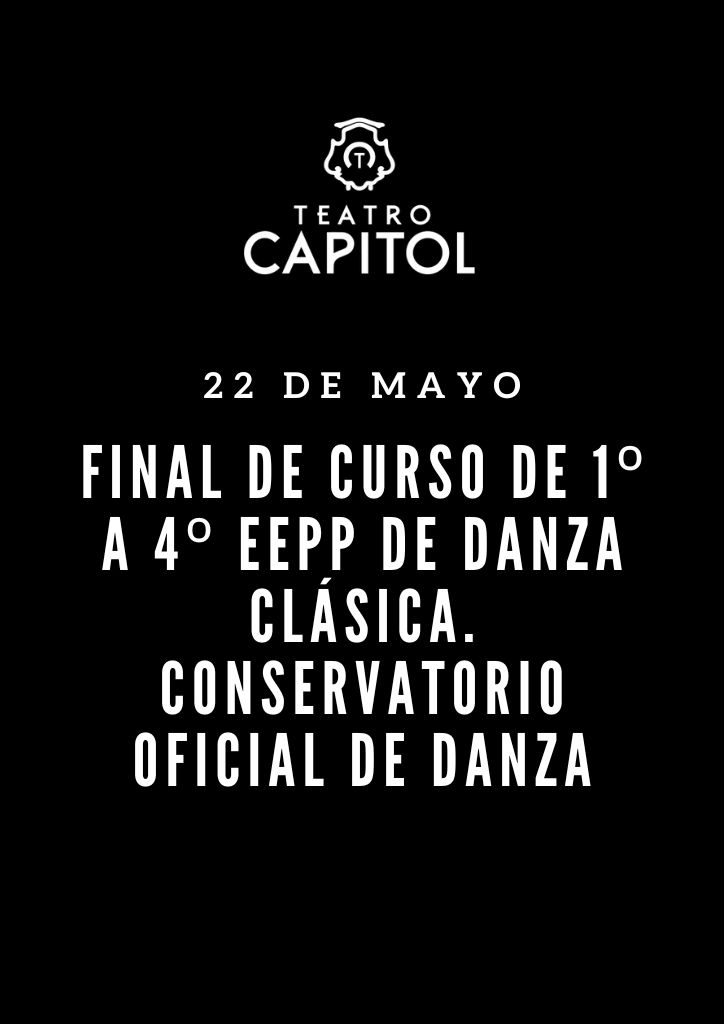 Final de curso del Conservatorio Oficial de Danza