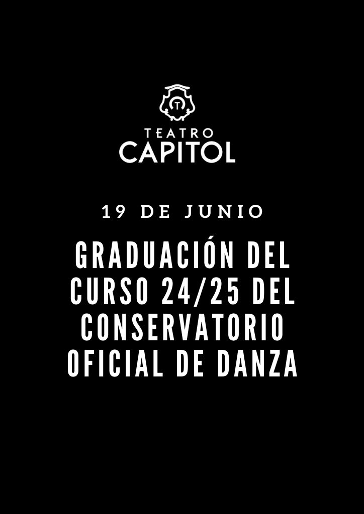 Graduación del curso 24/25 del Conservatorio Oficial de Danza